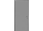 Дверь влагостойкая гладкая Капель темно-серый RAL7040